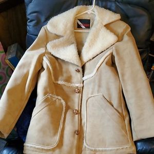 Faux sherpa coat